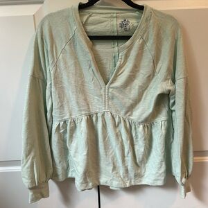 Anthropology long sleeve shirt